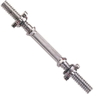 1 אינץ 'רגיל dumbbell רגיל עם צלחות משקולות פלדה עבור תלתלי bicep - Product Image 4