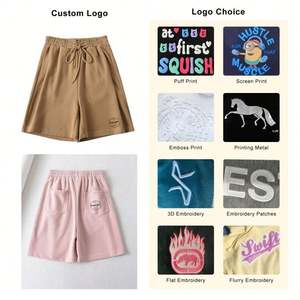 <b>Women's</b> Oversized <b>Shorts</b> Custom Design Blank Embroidery Sweat <b>Shorts</b> Street Style French Terry Plus Size <b>Shorts</b> <b>Women</b> - Product Image 3