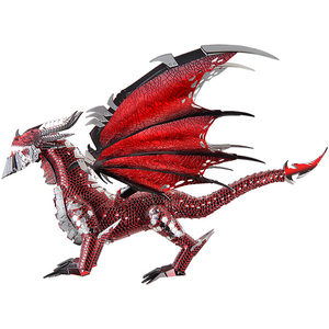 Il Drago Nero 107 Parti 3 Fogli 3D Metallo di Modello di Montaggio di Puzzle di Puzzle Fai da Te Giocattoli Regali per I Bambini - Product Image 2