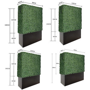 CQ1-1 داخلي العمودي حديقة الديكور DIY الاصطناعي العشب الأخضر جدار النباتات لوحة سياج من شجيرات خشب البقش ل حديقة الخصوصية - Product Image 3
