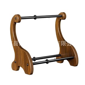 Retro wooden <b>record</b> rack, adjustable wooden <b>record</b> holder, album box, <b>record</b> desktop display <b>stand</b> - Product Image 2