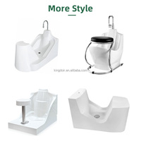 Lavabo Kidoir Wudu - Lavage des pieds à deux niveaux, lavabo musulman pour le lavage des pieds avec chaise