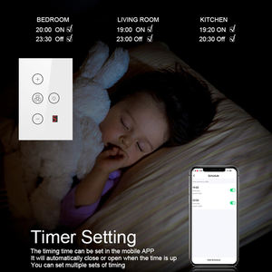 Sakelar kipas standar kami, kontrol kecepatan Alexa Google, kontrol rumah dengan lampu kawat netral, kipas <span class=keywords><strong>Zigbee</strong></span>, saklar pintar - Product Image 5