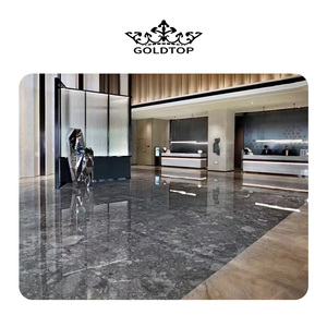 Dalles de marbre poli gris Goldtop Ritz pour hôtels modernes, villas, halls, comptoirs, revêtements de sol et décoration murale intérieure - Product Image 4