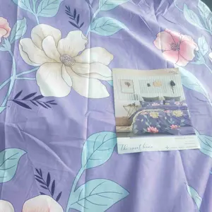 beautiful designs Disperse Microfiber Printing bedsheet 100% Polyester Fabric For Making Bed Sheets