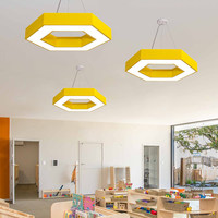 Lustre LED créatif en fer pour chambre d'enfant (garçons et filles), salle de danse, éclairage haute luminosité