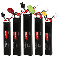Baterai Drone Lithium Polymer Leadyo 1400mAh 2S 25C 7.4V Isi Ulang dengan Perlindungan BMS Terintegrasi 1000 Siklus