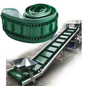 Courroie transporteuse grimpante de crampons universels durables de PVC pour le déchargement de chargement de conteneur d'emballage - Product Image 1