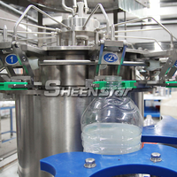 Machine de remplissage d'eau potable automatique complète de 18,9 L, 20 L, 5 gallons, ligne de production de remplissage d'eau en baril PET de grande taille