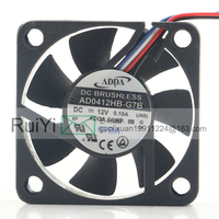 Nouveau ventilateur de refroidissement ADDA 0.10A 4010 40X40X10MM 4CM à quatre fils avec contrôle de température PWM pour mini-ordinateur AD0412HB-G7B