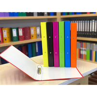 Carpeta de Anillas para Exámenes Estudiantiles con Colores, Tamaños y Grosor Personalizados, Impresión Digital con Logotipo, Orificios para Hojas Sueltas, Organización