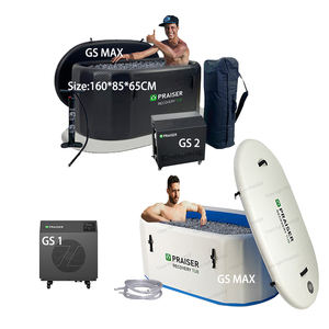 حمام ثلج محمول بقوة 1 حصان ، أوزون 1.5 حصان ، مبرد غطس بارد ، واي فاي والوقت - Product Image 1