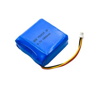 Batteria ai Polimeri di Litio con Lunga Garanzia GEB 753535 1S2P 3.7V 1800mAh Batterie Quadrate Li-polimero Li-ion Pacco Lipo per Rasoi GPS - Product Image 1