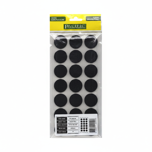 Negro 30mm Auto adhesivo sentí piso Protector, almohadillas - Product Image 2