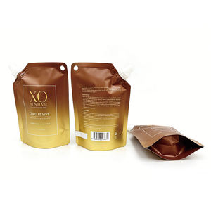 Pochette souple haute qualité avec bec verseur 100ml 500ml, rechargeable, pour liquides cosmétiques et soins <span class=keywords><strong>de</strong></span> la peau - Product Image 5