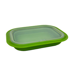 Fiambrera Bento <span class=keywords><strong>de</strong></span> silicona plegable sin BPA, contenedor <span class=keywords><strong>de</strong></span> almacenamiento <span class=keywords><strong>de</strong></span> alimentos amigable con el congelador con tapas plegables, productos <span class=keywords><strong>de</strong></span> <span class=keywords><strong>cocina</strong></span> - Product Image 5