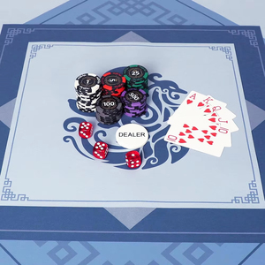 Q Y Tapete de Mahjong de Microfibra Automático Plegable Venta Directa de Fábrica Tamaño Personalizado Impermeable Protector de M - Product Image 2