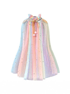 Mantello da Principessa per Bambine, Costume per Feste di Compleanno, Cosplay e <span class=keywords><strong>Halloween</strong></span> - Product Image 2