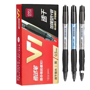 Deli V1 Gel Pen 0.5mm Black Ink Exam Pen Office Use - Product Image 5