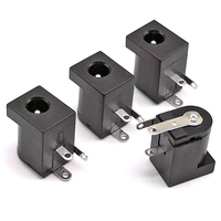 5.5X2.1/2.5 MM 3 broches femelle connecteur d'alimentation prise DC avec capuchons étanches ~ couverture