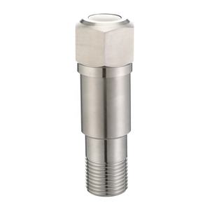 Gute Qualität verdickt 304 Edelstahl verchromt Winkel ventil 1/2 "Außengewinde Wasser Absperr ventil für Bad und Küche - Product Image 4