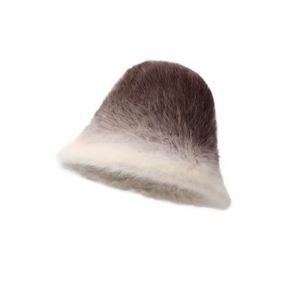 Nouveau Chapeau Bob Femme en Fausse Fourrure de Lapin Personnalisé, Tendance Automne Hiver, à Bord Moelleux et Doux, Chaud pour le Froid - Product Image 3