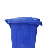 Poubelle personnalisée 100L 120L 240L Poubelle à roulettes Poubelle en plastique Conteneur pour poubelle
