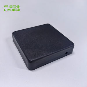 Linyuanwai OEM 70*70 alliage d'aluminium clôture poteau tuyau couverture Tube chaise glisse insérer finition bouchon carré tube embouts - Product Image 2