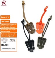 Sangle de sac à dos tactique d'extérieur avec boucle, cordon élastique en nylon et accessoire de suspension pour équipement de camping