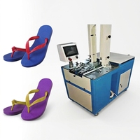 Machine semi-automatique de pose de sangles pour pantoufles, équipement de fabrication de tongs en EVA