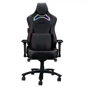 Schlusssport Brasilien Silla Gamer-Proben 1-Stück kostenloser Versand luxuriöse schwarze 4d-Armlehne Computer-Gamer-Rennsport-Gaming-Stuhl mit Rgb-Leuchte