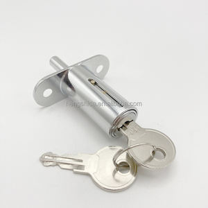 Vente chaude accessoires de <span class=keywords><strong>meubles</strong></span> de bureau type serrure supérieure serrure de <span class=keywords><strong>meubles</strong></span> en alliage de zinc serrure de tiroir poussoir - Product Image 5