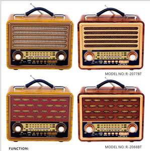 R-7188BT 내장 충전식 배터리 휴대용 블루 이빨 스피커 FM SW AM 라디오 음악 플레이어와 Led 라이트 토치 - Product Image 5