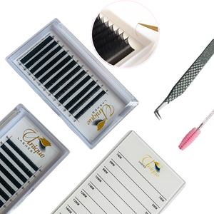 Extensiones <span class=keywords><strong>de</strong></span> Pestañas <span class=keywords><strong>de</strong></span> Volumen Suave <span class=keywords><strong>de</strong></span> Alta Calidad, Fibra PBT Coreana, Veganas, Libres <span class=keywords><strong>de</strong></span> Crueldad, Individuales, 0.05mm, Negro Intenso - Product Image 6