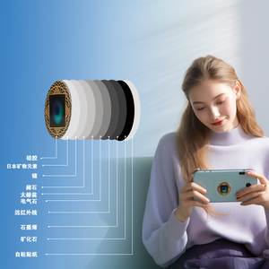 Adesivo Rotondo in Silicone Personalizzato Ecamaz Anti-Radiazioni con Energia Scalare 1800-2200 Ioni Negativi per Telefoni - Product Image 4