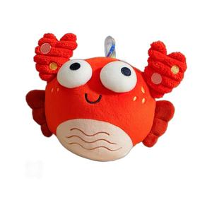 Jollybaby Pelota Musical de Tela con Carga USB, Grabación y Canto, Juguete Eléctrico de Educación Temprana para Bebés, Cangrejo de 31cm-50cm - Product Image 1