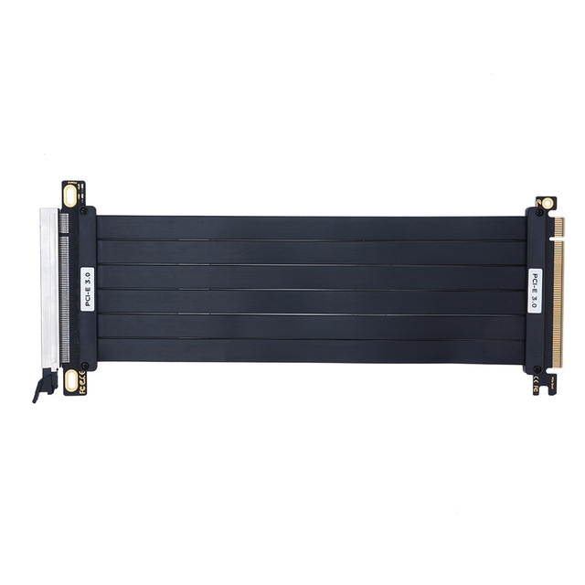 PCI-E 4.0 16X Extension Riser Cable Vertical-Mount DIY Angle Adapter External Graphics Card Extender Cable