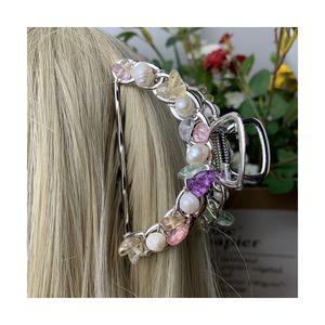 DIY <span class=keywords><strong>MIO</strong></span> regalo moda mujer perla sol piedra horquilla coreano hecho a mano pinza de pelo perla accesorios para el cabello para niñas moda dulce - Product Image 3