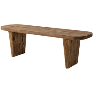 Set tavolo da pranzo rustico in legno massello di pino e sedia soggiorno tavolo da tè panca mobili per sala da pranzo - Product Image 6