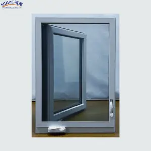 American casement window color is black on the outside and white on the inside