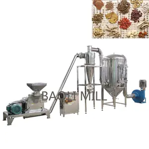 Industry Chinese Herbal Crushing Dry Ginger Licorice Root Powder Grinding Machine