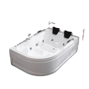 Bañera Acrílica Moderna de <span class=keywords><strong>Dos</strong></span> Plazas con Diseño Minimalista y Elegante <span class=keywords><strong>para</strong></span> <span class=keywords><strong>Dos</strong></span> Personas en el Baño Principal o <span class=keywords><strong>Spa</strong></span> - Product Image 4