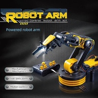 Nouveaux modèles projet STEM kit de bras robotique contrôlé par fil STEM bricolage construction jouet robot bras manipulateur kits scientifiques pour les enfants