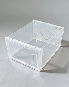 <b>Shoe</b> Storage <b>Box</b> Collapsible Foldable Detachable Sustainable Plastic <b>Shoe</b> Organizer <b>Box</b> Plastic <b>Shoe</b> Rack Organizer - Product Image 3