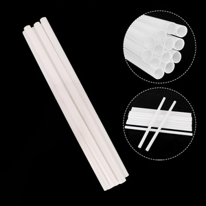 <b>12</b> <b>Inch</b> Plastic <b>Cake</b> Dowel Support White Clear <b>Cake</b> <b>Stand</b> Sticks for Tiered <b>Cake</b> - Product Image 4