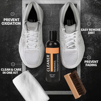 Vente en gros de kit d'entretien de chaussures naturelles avec étiquette personnalisée Sneaker Solution propre désodorisante pour un nettoyage et un entretien efficaces