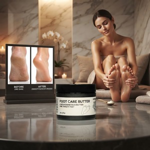 Crema Hidratante Orgánica Herbal Anti-Grietas <span class=keywords><strong>para</strong></span> Pies, 60% Urea, <span class=keywords><strong>Aloe</strong></span> <span class=keywords><strong>Vera</strong></span> y Manteca de Karité <span class=keywords><strong>para</strong></span> Eliminar Piel Muerta (VERBENA) - Product Image 5