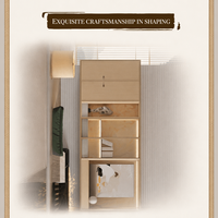 Série bois GOLDEN HOME |   Meubles de cuisine modulaires modernes sur mesure avec portes en verre |   Service de rendu de conception de plan 3D gratuit