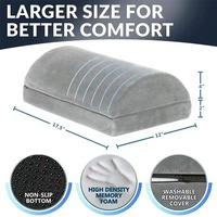 Coussin de repose-pieds gonflable en velours, Premium, souple, pour pédicure, repose-pied, sous le bureau, pour voyage, offre spéciale, 2021
