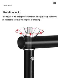Kit <span class=keywords><strong>de</strong></span> support <span class=keywords><strong>de</strong></span> fond <span class=keywords><strong>de</strong></span> studio <span class=keywords><strong>photo</strong></span> en gros pour événements, tournages vidéo et photographie - Product Image 6